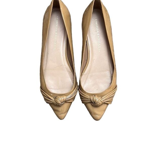 Loeffler Randall Women's Willow Flat with Mignon Knot in Tan Size 7 - Picture 8 of 8